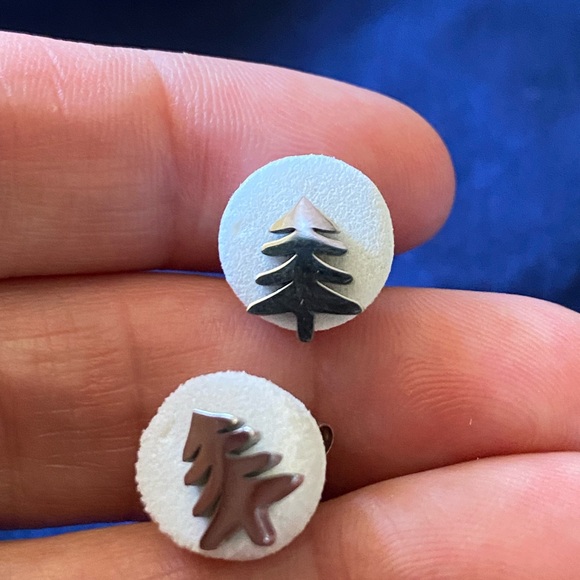 Tree earrings - Picture 2 of 3